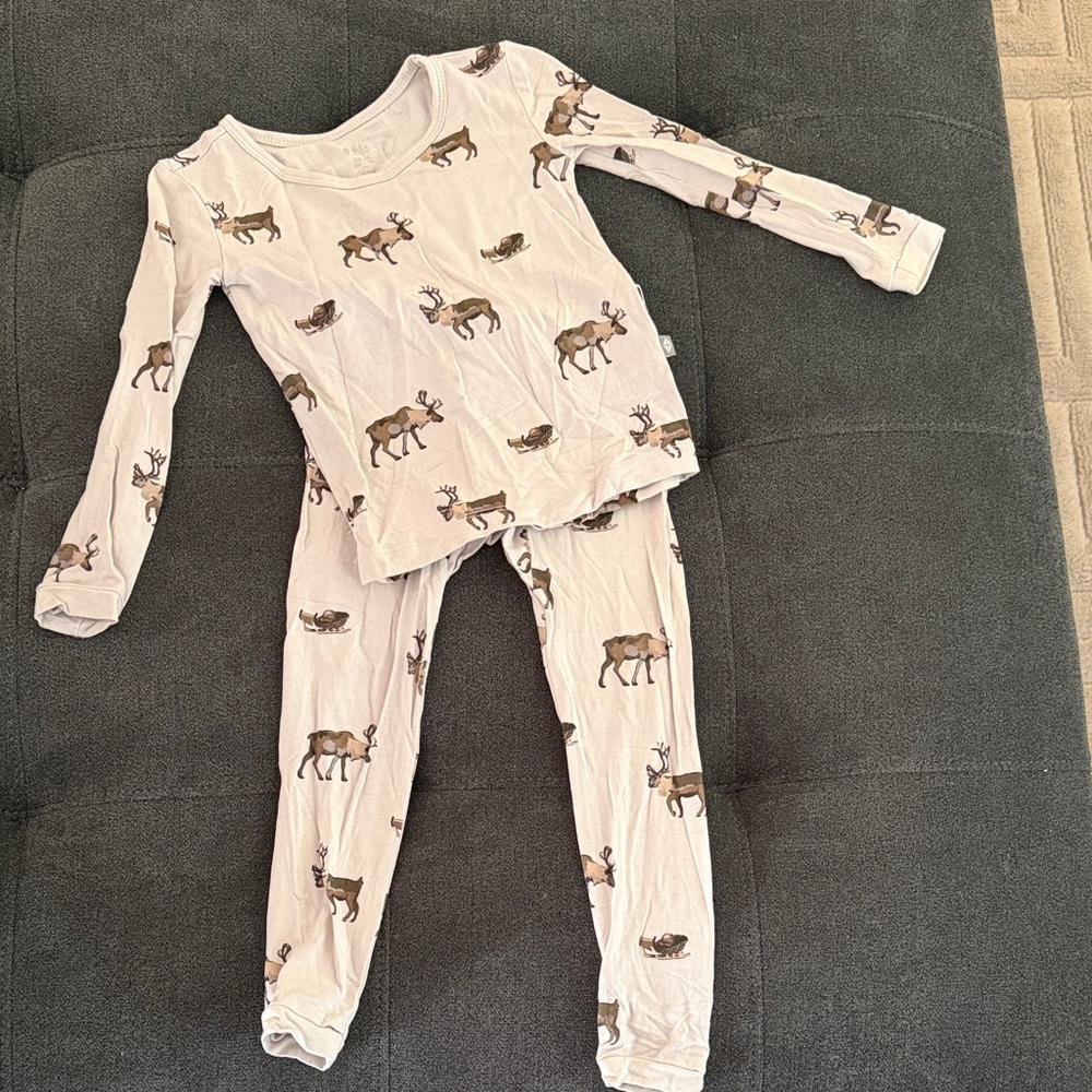 Kyte Baby Reindeer toddler pajamas